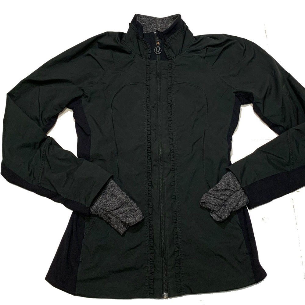 Lululemon Athletica Black Utility Jacket with High Collar